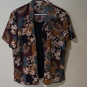 Notations Multicolor Floral Blouse